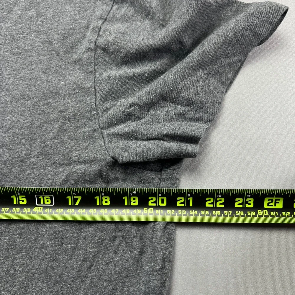 Banana Republic T Shirt Mens Medium Charcoal Gray Premium Pima Cotton Crew Neck